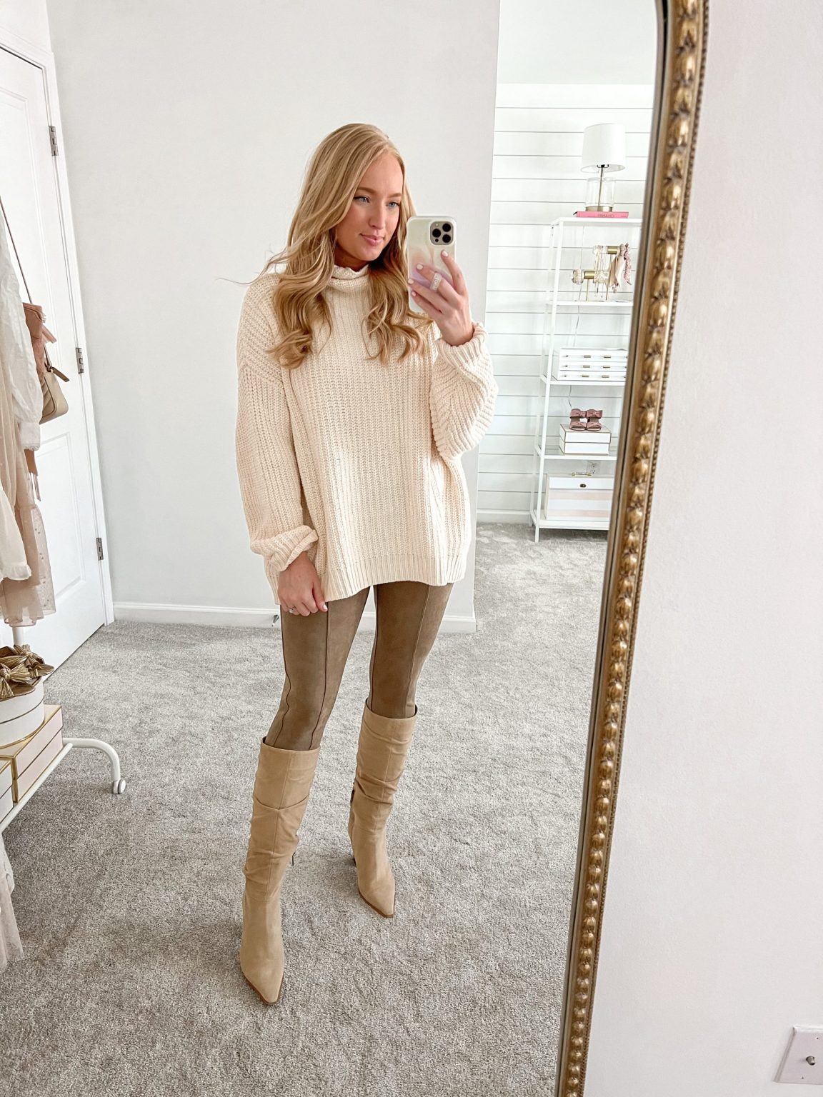 Suede Leggings main image 1