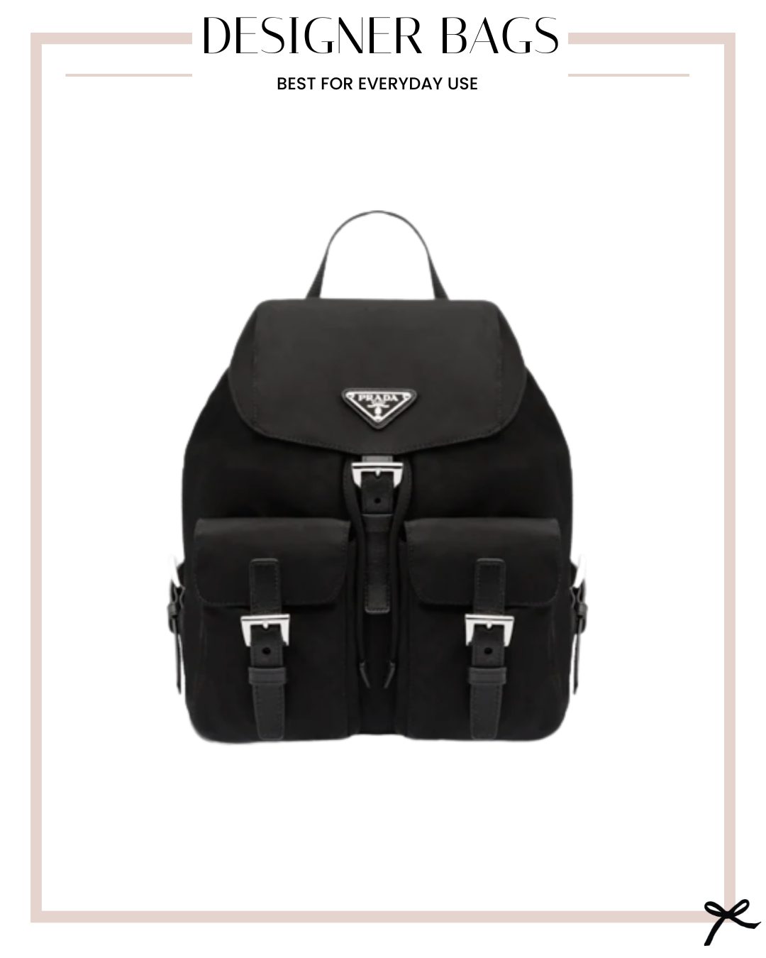 prada nylon backpack