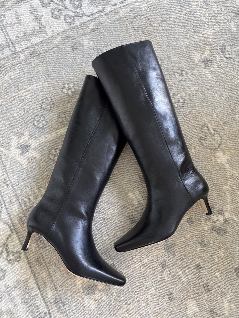 Ansley Kitten Heel Knee High Boot