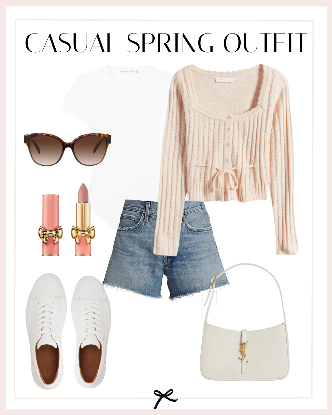 casual spring capsule wardrobe