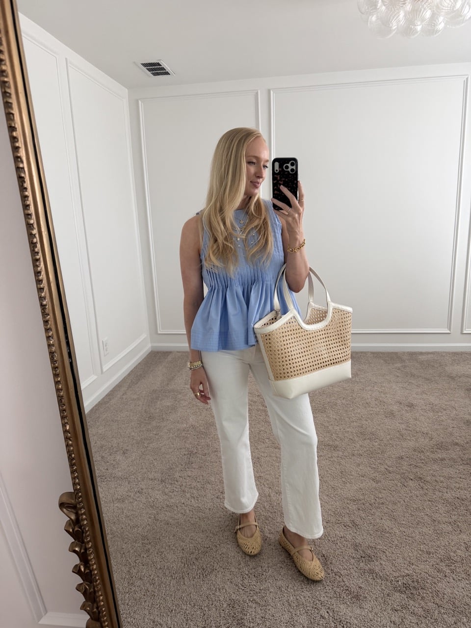 the best white jeans, Mother Jeans