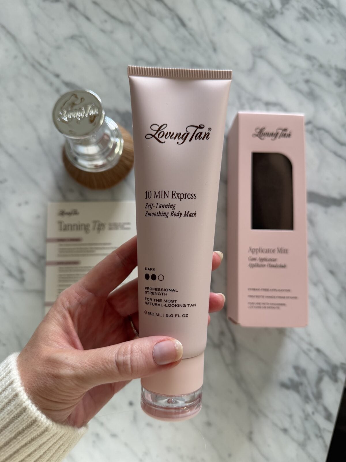 how to apply Loving Tan 10 Minute Express
